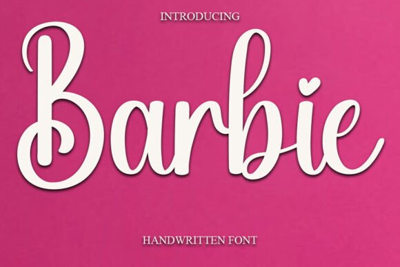 Barbie Font: A Handwritten Touch for Creative Projects
