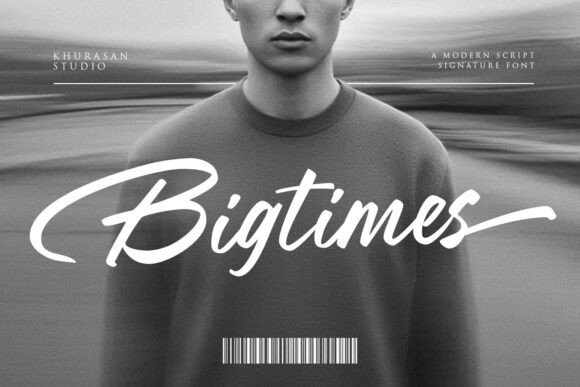 Bigtimes: The Script Font with Natural Brush Appeal
