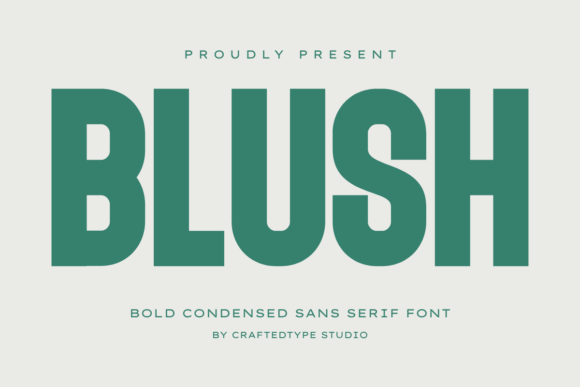 Blush: A Bold Condensed Font for Modern Designs