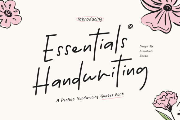 Discover Essentials Handwriting: Your New Favorite Creative Font