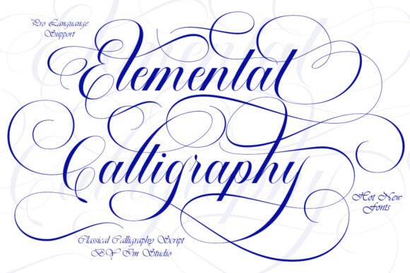 Discover the Elegant Appeal of Elemental Calligraphy