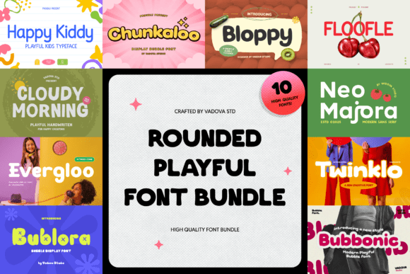 Discovering the Joy of Rounded Playful Typography