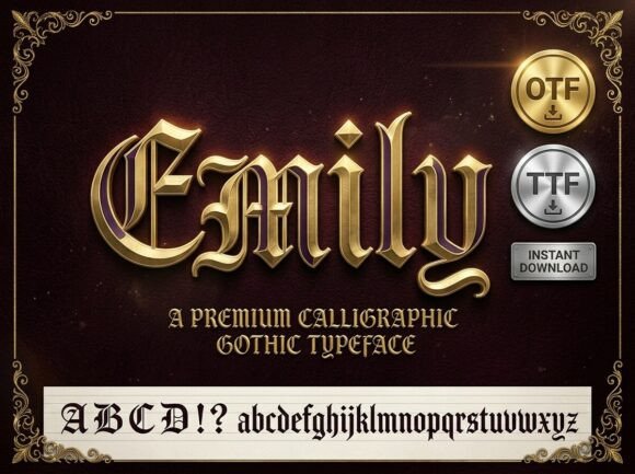 Emily: A Premium Gothic Typeface for Timeless Elegance