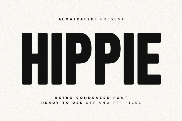 Hippie: A Retro Font for Modern Design