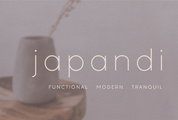 Japandi: A Minimalist Sans Serif for Modern Design