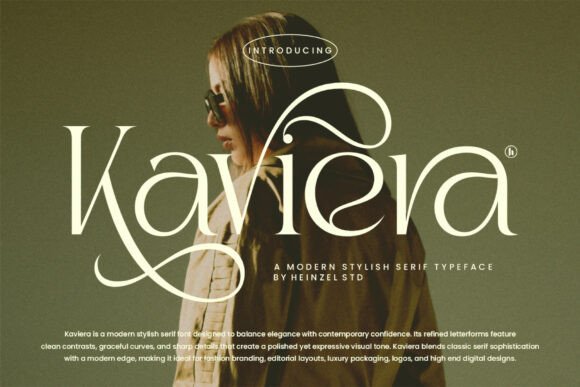 Kaviera: A Modern Serif for Bold & Elegant Design