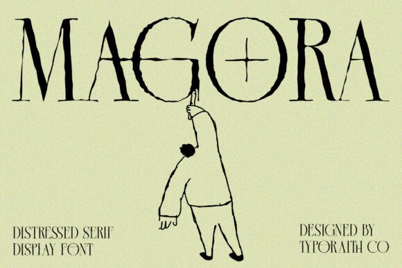 Magora: A Bold Serif Font for Modern Gothic Design