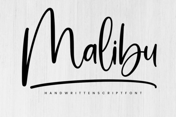 Malibu: A Script Font for Elegant Design