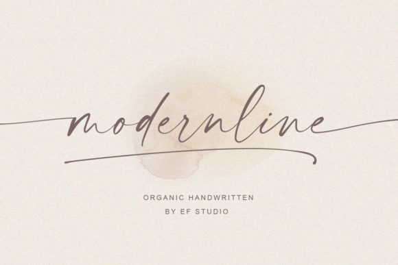 Modernline: The Handwritten Font Defining Simple Elegance