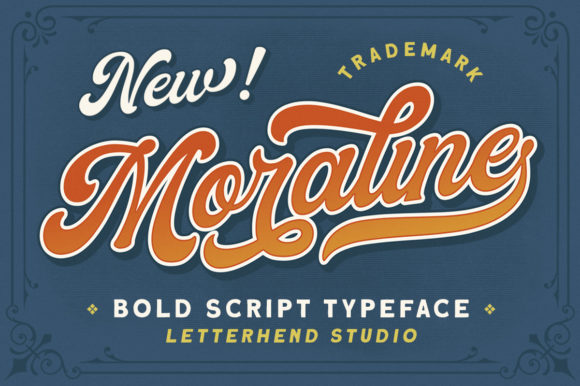 Moraline: A Bold Retro Font for Stylish Designs