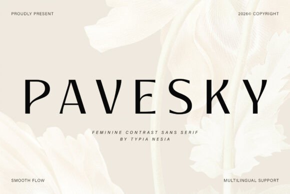 Pavesky: A Modern Typeface for Timeless Elegance