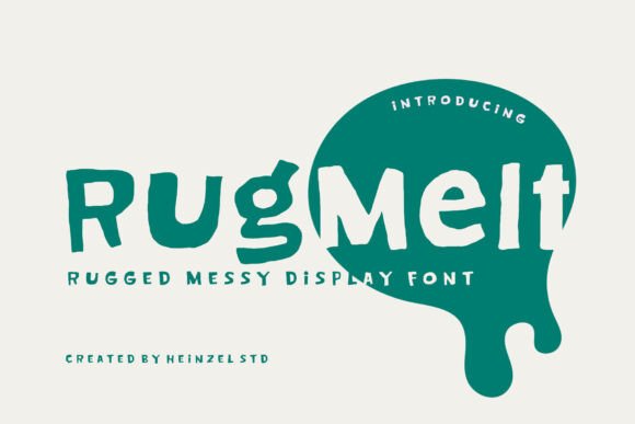 Rugmelt: A Bold Rugged Display Font for Raw Energy