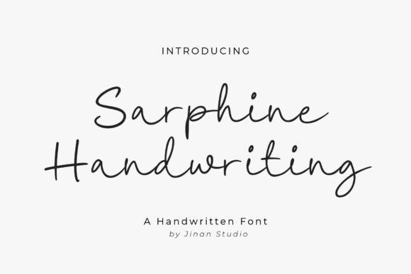 Sarphine: Modern Handwritten Elegance for Designers