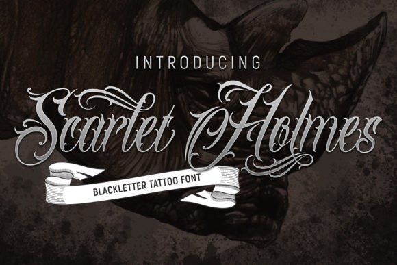 Scarlet Holmes: The Bold Blackletter Font for Modern Design