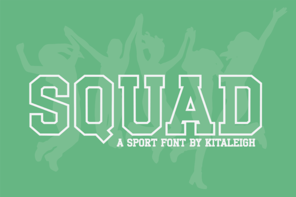 Squad: The Bold Sport Font for Team Spirit