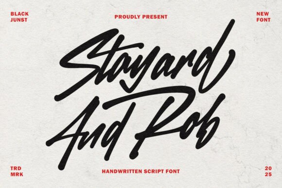 Stayard and Rob: Bold Script for Dynamic Designs