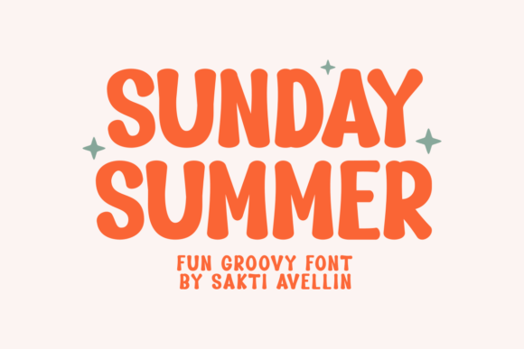 Sunday Summer: A Playful Retro Typeface