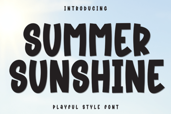 Sunshine in Every Letter: A Font for Joyful Designs