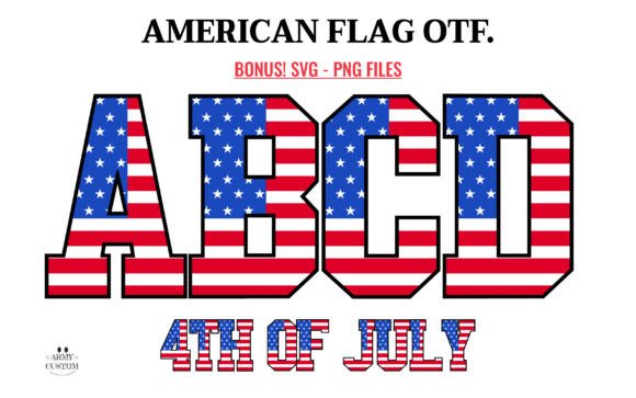 Varsity American Flag: A Typeface of Patriotism